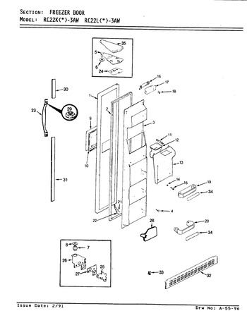 Diagram for RC22LA-3AW (BOM: BS32A)