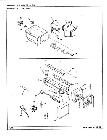 Diagram for RC22KN-3BW (BOM: CS35A)