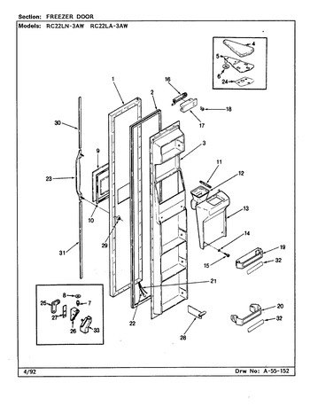 Diagram for RC22LA-3AW (BOM: BS32E)