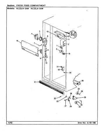 Diagram for RC22LN-3AW (BOM: BS31E)