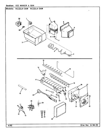 Diagram for RC22LN-3AW (BOM: BS31E)