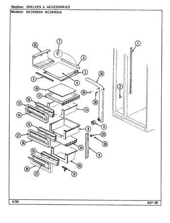 Diagram for RC244RDA (BOM: DS84B)