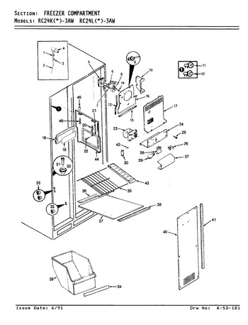 Diagram for RC24LN-3AW (BOM: BS81A)