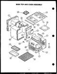 Diagram for 05 - Main Top And Oven Assy