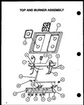 Diagram for 06 - Top And Burner Assy