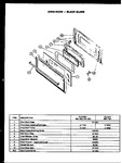 Diagram for 04 - Oven Door-black Glass