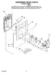 Diagram for 08 - Dispenser Front Parts