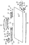 Diagram for 06 - Fresh Food Outer Door