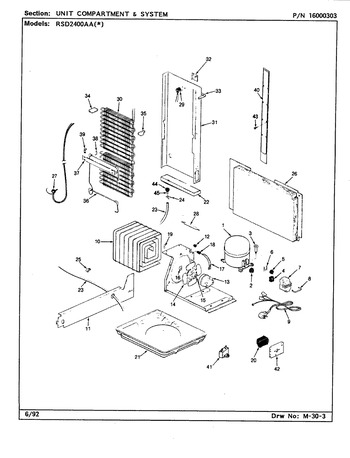 Diagram for RSD2400AAL (BOM: CM41B)