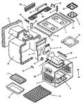 Diagram for 02 - Main Top And Oven Assy