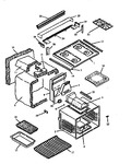 Diagram for 04 - Main Top And Oven Assy