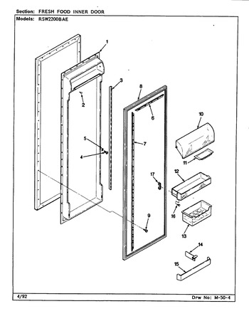 Diagram for RSW2200BAE (BOM: CM36A)