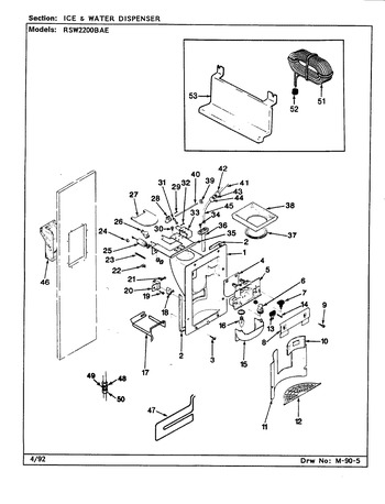 Diagram for RSW2200BAE (BOM: CM36A)