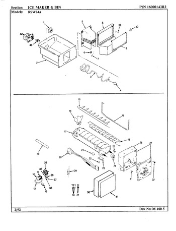 Diagram for RSW24A (BOM: 9M23A)