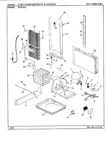 Diagram for RSW24A (BOM: 9M23A)