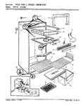 Diagram for 02 - Fresh Food & Freezer Compartment