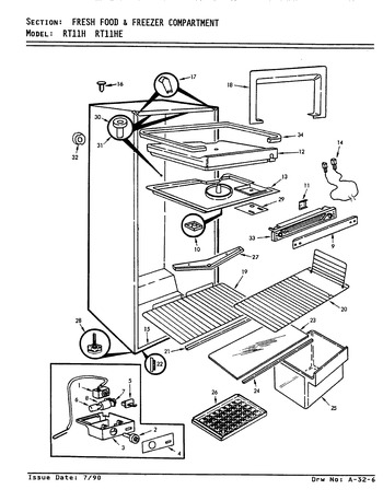 Diagram for RT11H (BOM: E7T001)