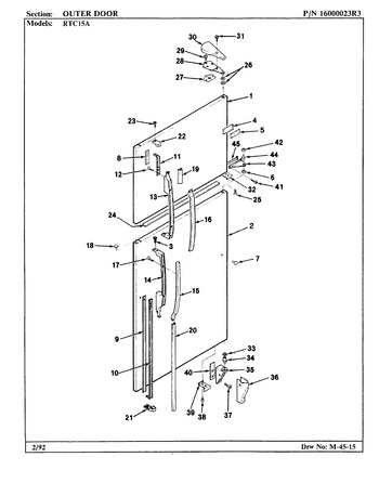 Diagram for RTC15A (BOM: 9E01A)