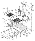 Diagram for 01 - Freezer Compartment