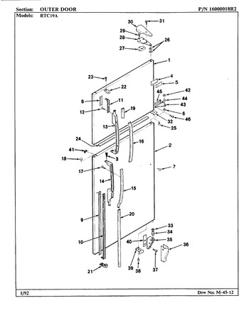 Diagram for RTC19A (BOM: BH55A)