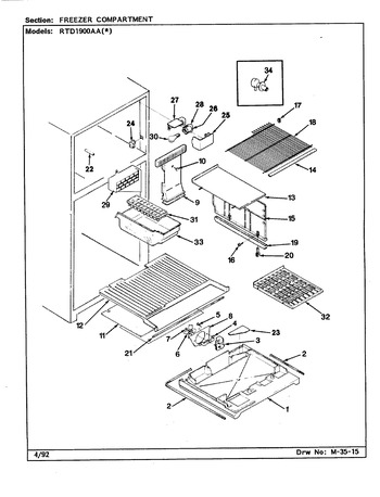 Diagram for RTD1900AAL (BOM: CH59A)