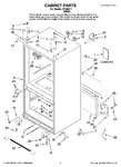 Diagram for 01 - Cabinet Parts