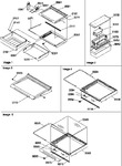 Diagram for 12 - Shelves, Deli, And Crisper Assemblies