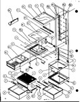 Diagram for 15 - Ref Shelving And Drawers