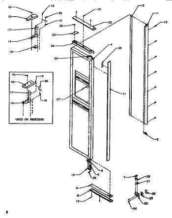 Diagram for SRDE520SW (BOM: P1183101W W)