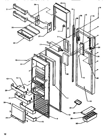 Diagram for SRDE520SBW (BOM: P1183102W W)