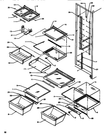 Diagram for SRDE520SW (BOM: P1183101W W)