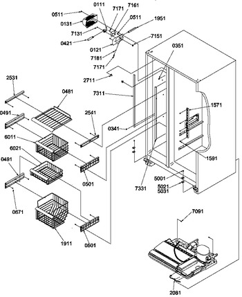 Diagram for SRDE520TBW (BOM: P1312402W W)