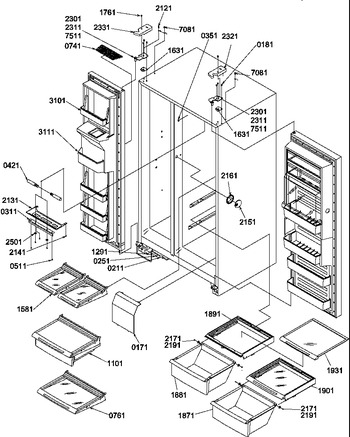 Diagram for SRDE520TBW (BOM: P1312402W W)