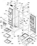 Diagram for 11 - Ref/fz Shelves, Lights, And Hinges