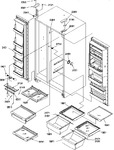 Diagram for 08 - Ref/fz Shelves, Lights, And Hinges