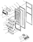 Diagram for 12 - Ref Door