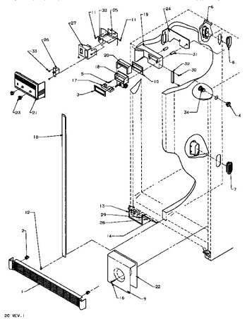 Diagram for SCD25N2W (BOM: P1181323W W)