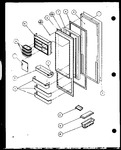 Diagram for 12 - Ref Door