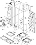 Diagram for 11 - Ref/fz Shelves, Lights, And Hinges