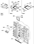 Diagram for 12 - Shelf, Crisper Assemblies And Toe Grille