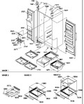 Diagram for 11 - Ref/fz Shelves, Lights, And Hinges