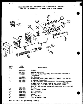 Diagram for SCDE25J (BOM: P7870104W)