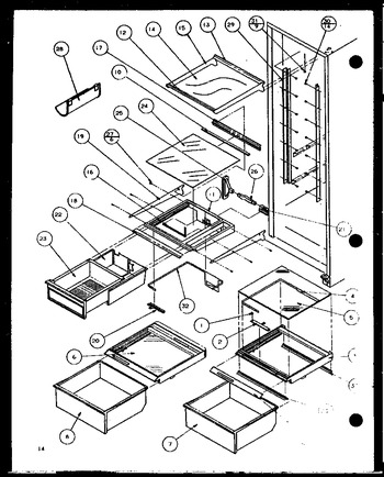 Diagram for SCDE25J (BOM: P7870104W)