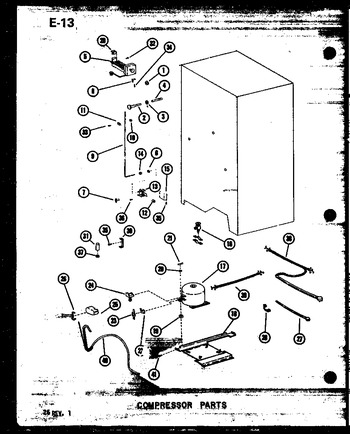 Diagram for SDI525E-1 (BOM: P7487019W)