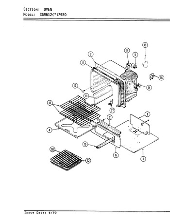 Diagram for SG9612A79RO