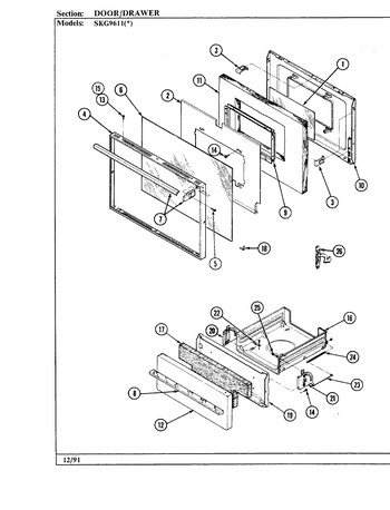 Diagram for SKG9611W540R