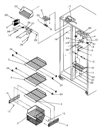 Diagram for SGD521SBL (BOM: P1197101W L)