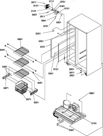 Diagram for SGD521SBL (BOM: P1197102W L)