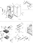 Diagram for 06 - Interior Cabinet & Freezer Shelving