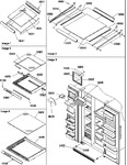 Diagram for 12 - Shelving, Crisper Assemblies & Toe Grill